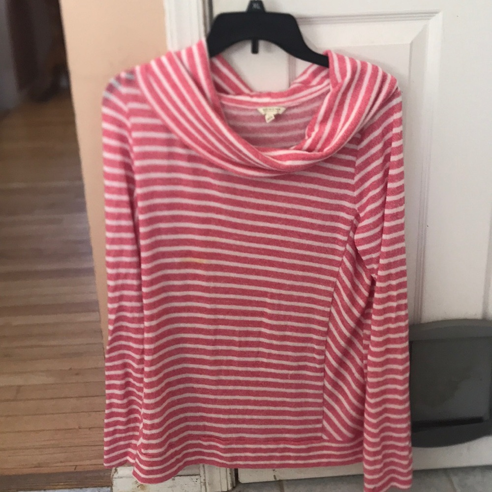 Women’s Large Sonoma Striped Cowl-Neck Sweater